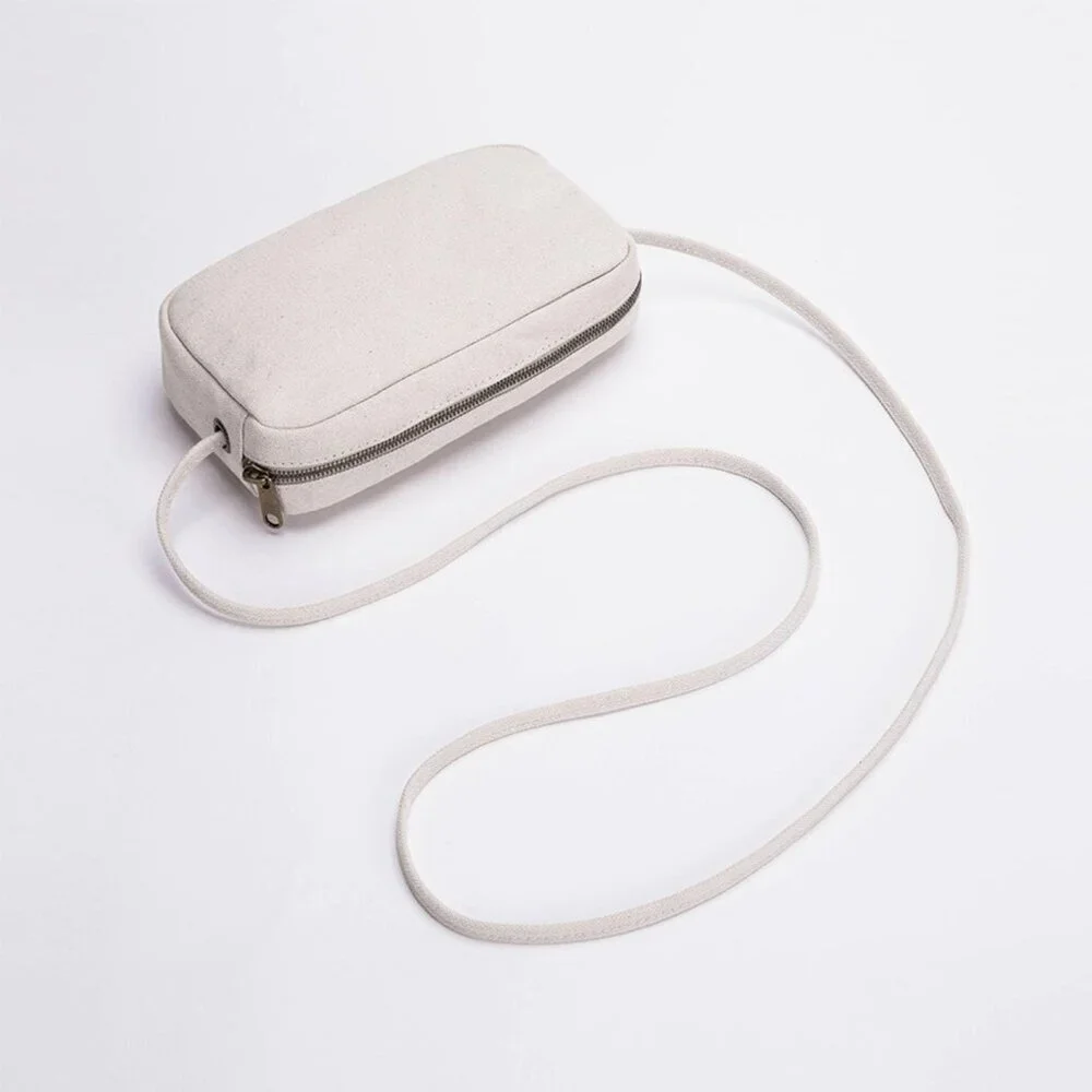 Women's Nylon Crossbody Bag Small Shoulder Purse with External Pocket